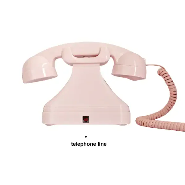 Vintage 1980's Retro Corded Phone with Flash, Redial & Ringer Control - Image 3