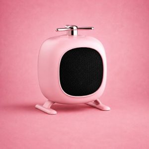 Fast Heating Portable Space Heater with Quiet 2-Speed Warm Air