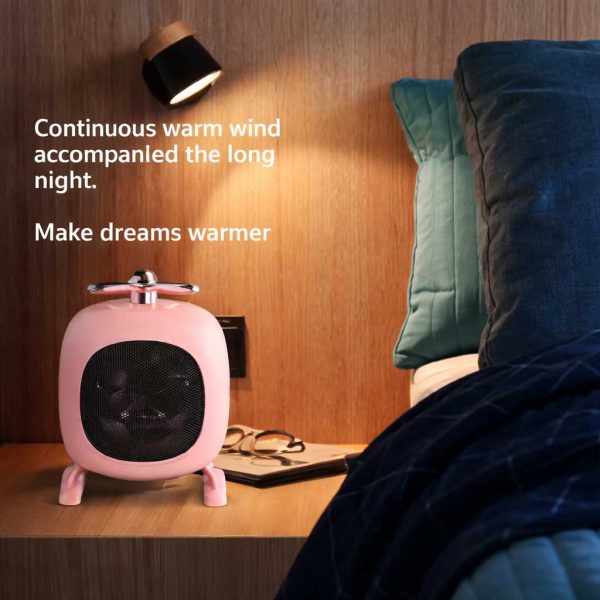 Fast Heating Portable Space Heater with Quiet 2-Speed Warm Air - Image 3