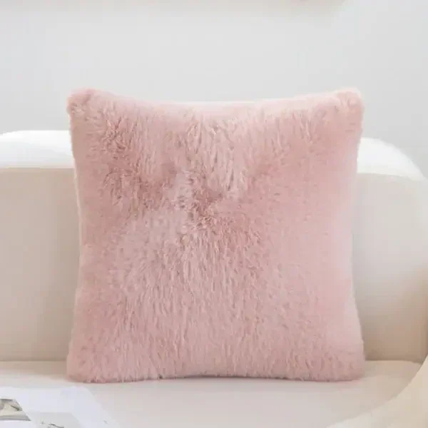 Ultra Soft Faux Fur Throw Pillow Case - Image 3