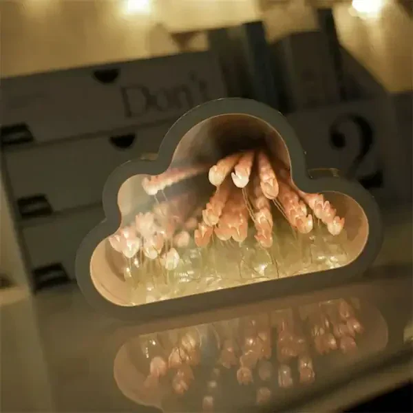 Cloud Mirror Tulip Lamp - Image 2