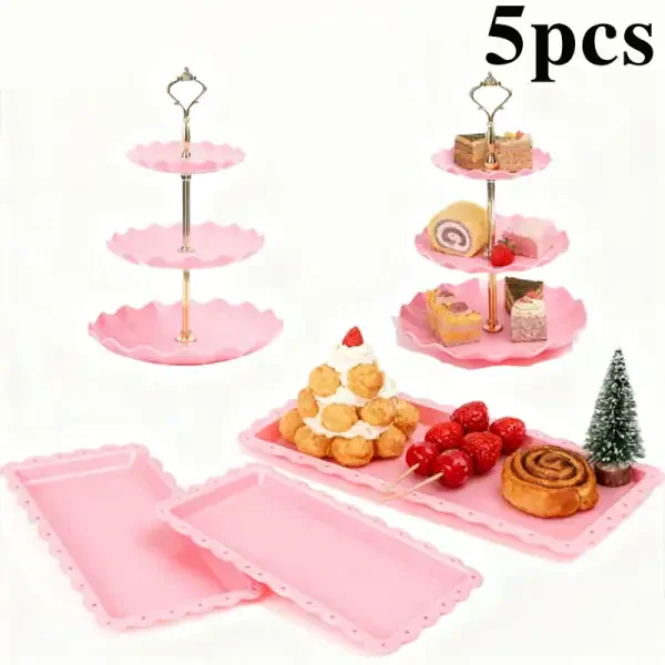 Pink Dessert & Tea Stand Collection - Image 2