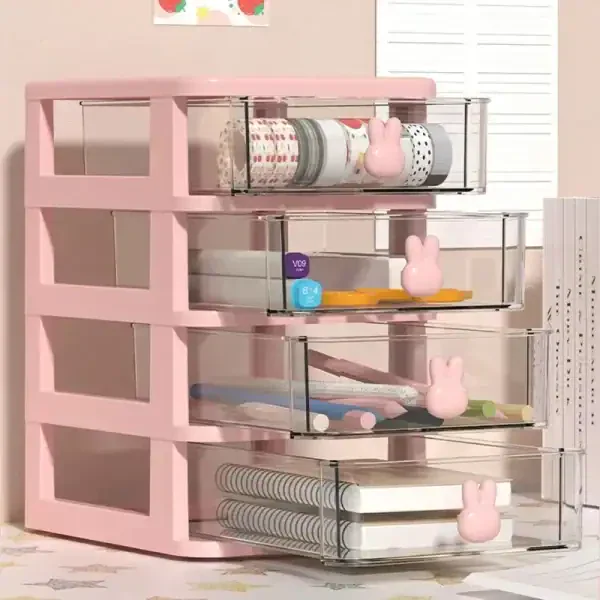 2-5 Layers Clear Stacking Drawer Organizer - Image 4