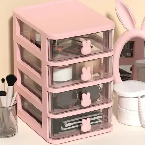 2-5 Layers Clear Stacking Drawer Organizer - Image 2