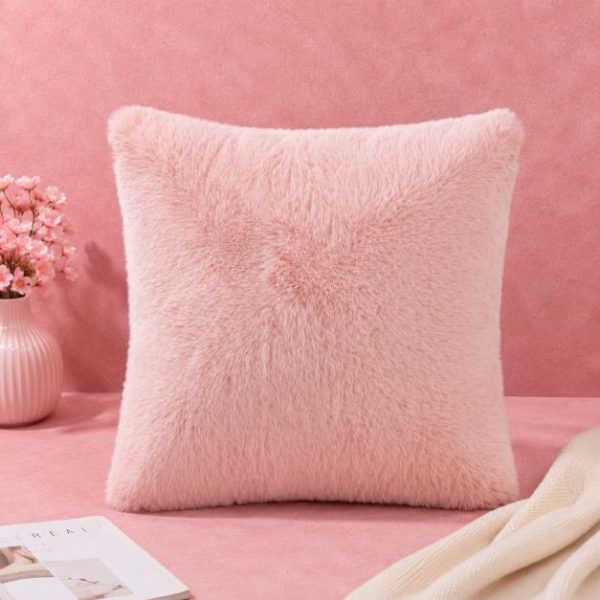 Ultra Soft Faux Fur Throw Pillow Case