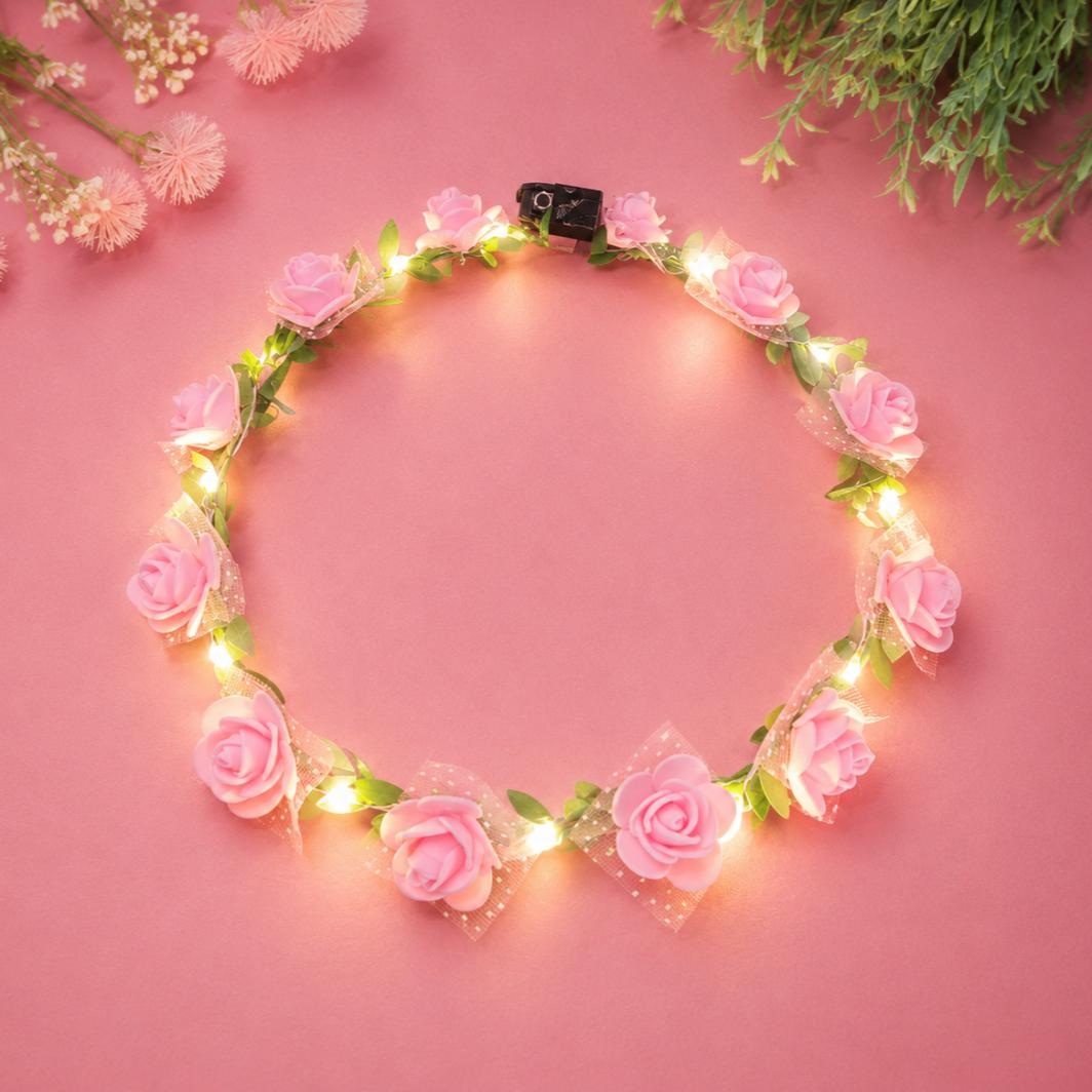 LED Flower Crown Headband