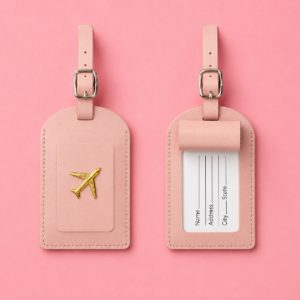 PU Leather Luggage Tag