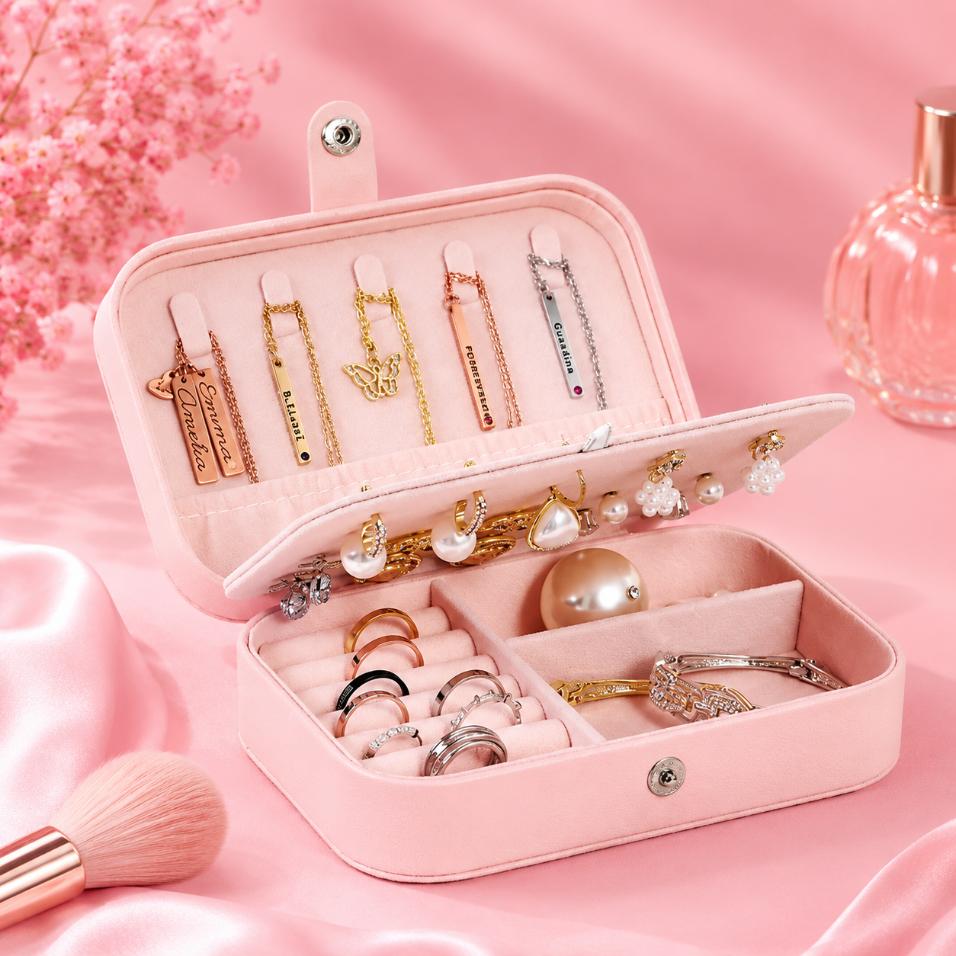 Portable Travel Jewelry Organizer (Large Capacity)