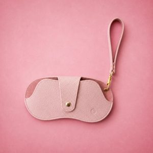 Slim Leather Eyeglasses Pouch
