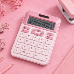 12-Digit Large LCD Display Calculator