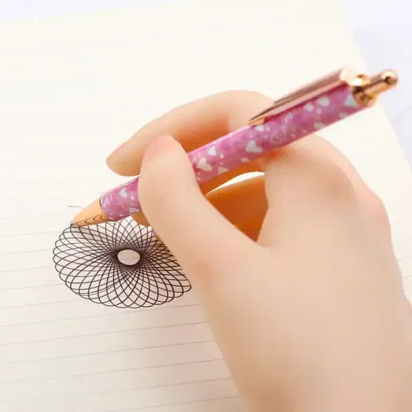 Elegant Pink Ballpoint Pen Set - Image 6