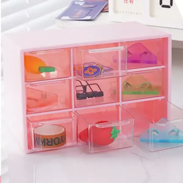 Cute 9-Grid Storage Organizer - Image 3