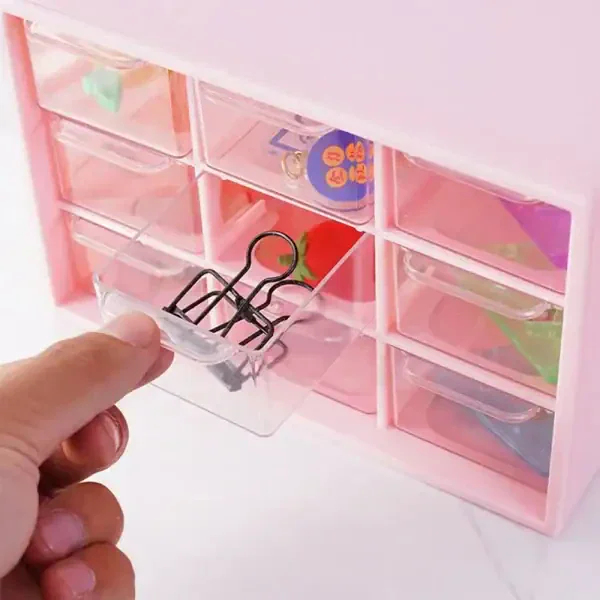Cute 9-Grid Storage Organizer - Image 4