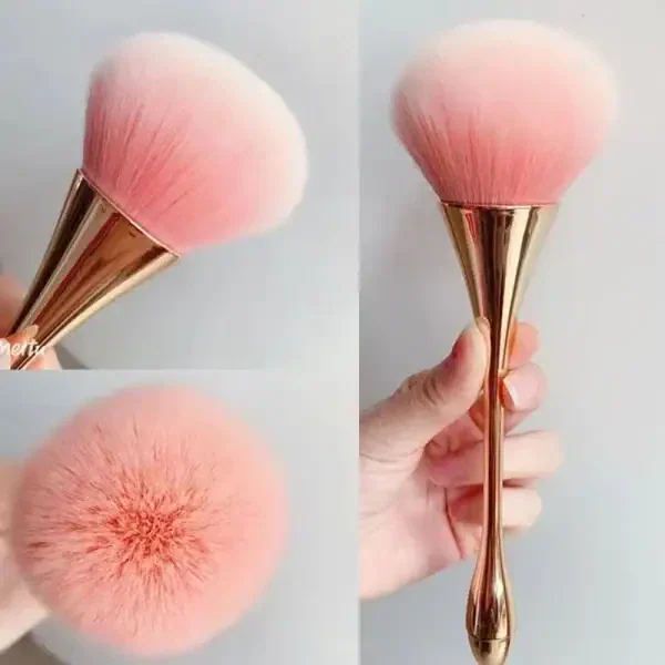 Rose Gold Blush & Powder Makeup Brush - Image 4