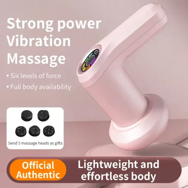 Pink Electric Body Massager Gun - Image 2