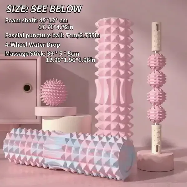 3-Piece Massage Roller Set - Image 2