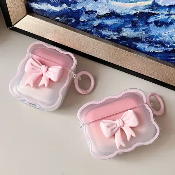 3D Bow Wave Earphone Case for Apple AirPods - Image 4