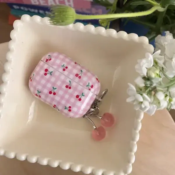 Cherry Pattern Case for Airpods - Image 3