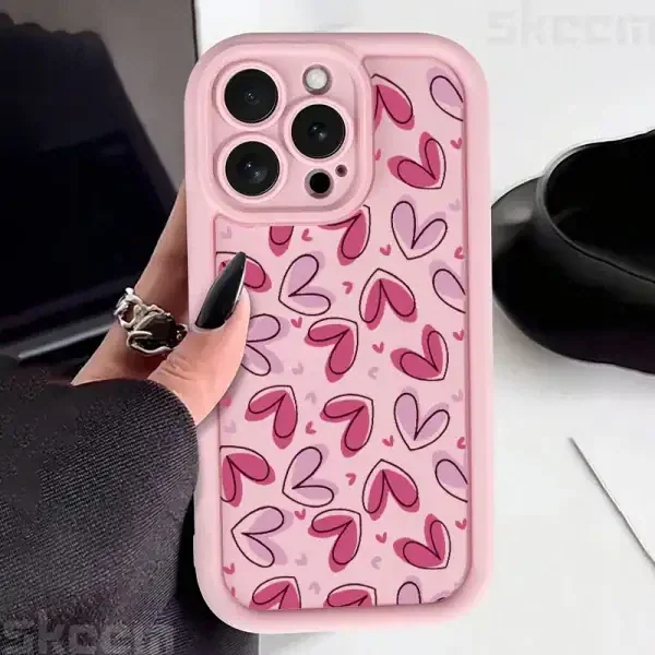 Love Heart Silicone Phone Case For iPhone - Image 3