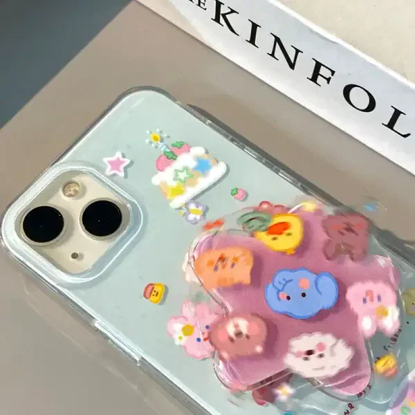 Cartoon Pop Grip Holder for Smartphones - Image 2