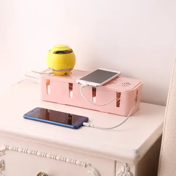 Pink Cable Management Box - Image 2