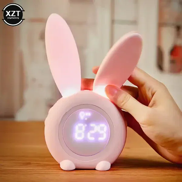 Cute Rabbit LED Digital Alarm Clock - Image 3