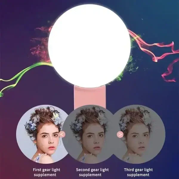 Clip-On Selfie Ring Light – Portable USB LED Fill Light for Phone & Video Recording - Image 2