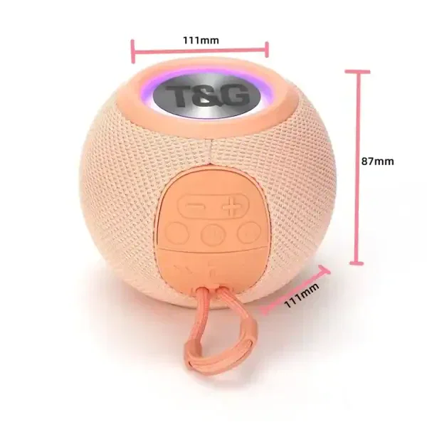 Mini Bluetooth Wireless LED Bass Speaker - Image 2