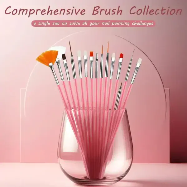 DIY Nail Art Brush Tool Set - Image 3