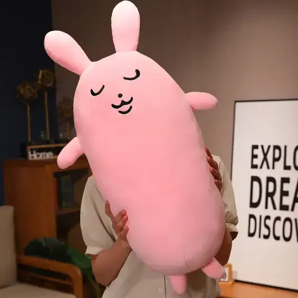Creative Pink Rabbit Plush Toy - Image 4