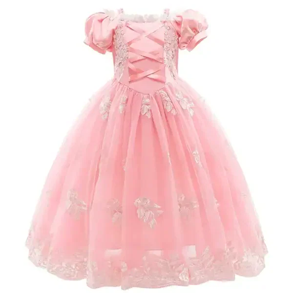 Royal Pink Princess Dress Set - Image 2