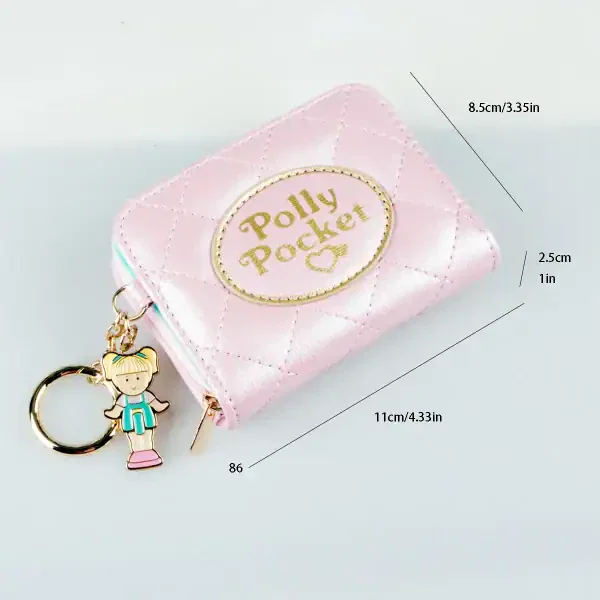 Cute Pink Card Holder Wallet - Image 4