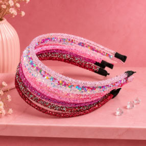 8pcs Glitter Headbands