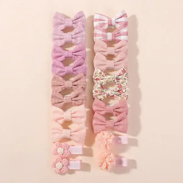 20pcs Bow Hair Clips for Girls - Image 2