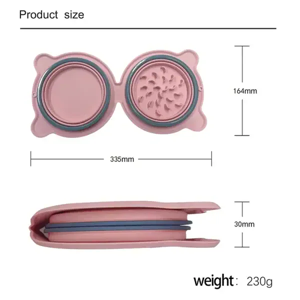 Foldable Silicone Pet Bowl - Image 2