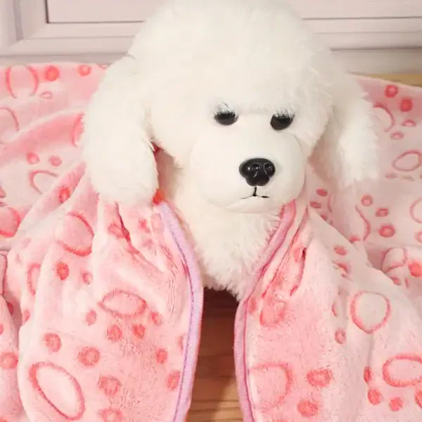 Pink Soft Fluffy High Quality Pet Blanket - Image 2