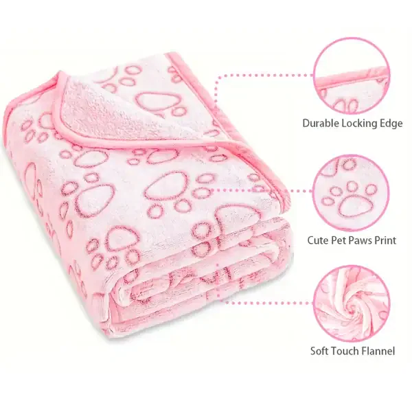 Pink Soft Fluffy High Quality Pet Blanket - Image 4