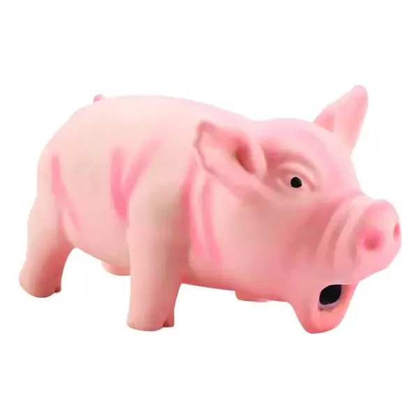 Squeaky Pig Dog Toy - Image 2