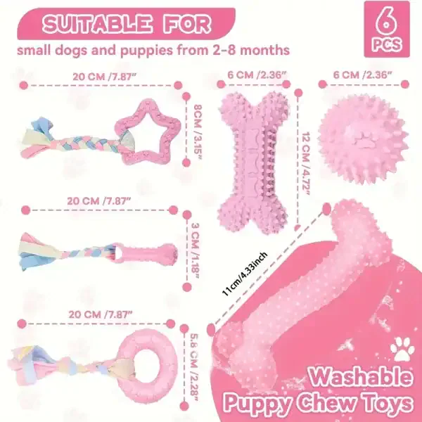 6 PCS Dog Chew Toy - Image 6