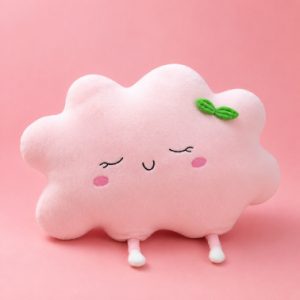 Cute Pink Cloud Plush Pillow