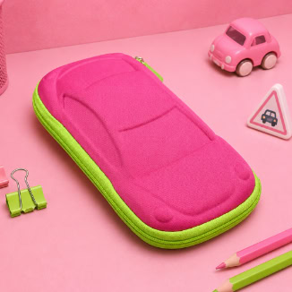 Car-Shaped Glasses Case – Cute Kids Eyeglass Storage Box with Zipper