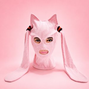 Cat Ear Knit Mask Hat