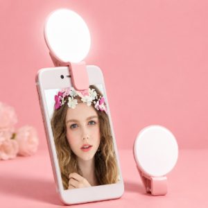 Clip-On Selfie Ring Light – Portable USB LED Fill Light for Phone & Video Recording