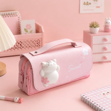 Cute 3D Cartoon Pencil Case
