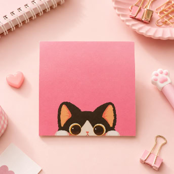 Cute Animal Sticky Notes Pad