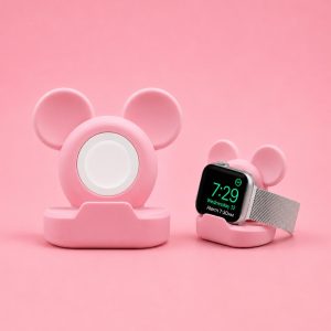 Cute Mouse Ear Apple Watch Charging Stand