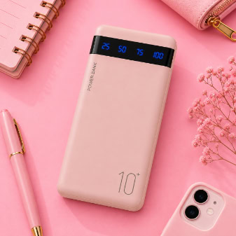 Fast Charging LED Display Power Bank
