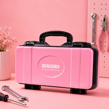 Geinxurn 11” Tool Box - Portable Heavy-Duty Steel Tool Case