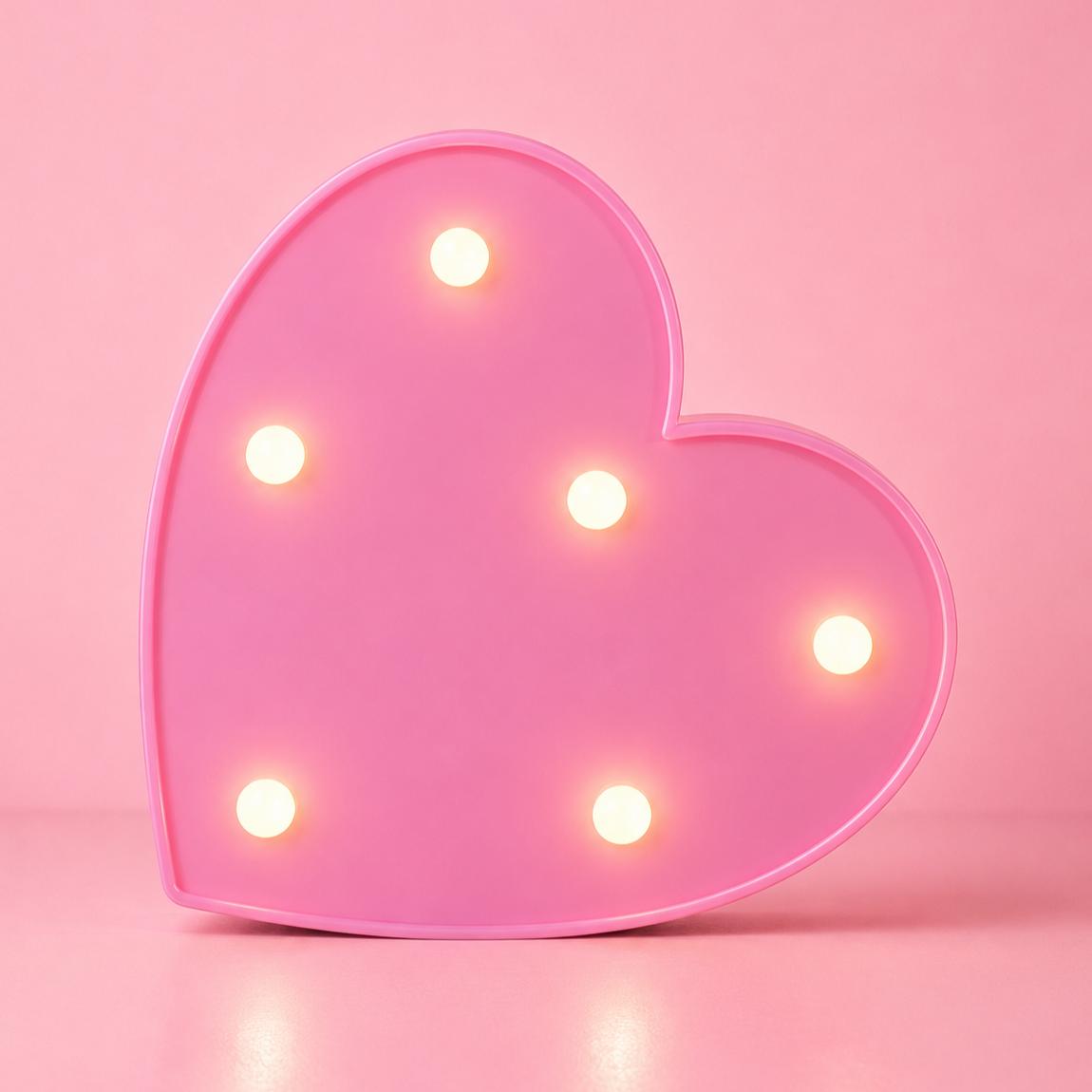 Heart & Mermaid LED Night Light