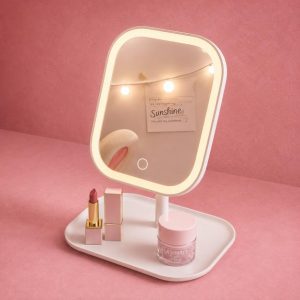 Lighted Vanity Mirror Stand